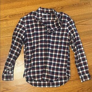 Old Navy Red and Blue Casual Button Down Shirts